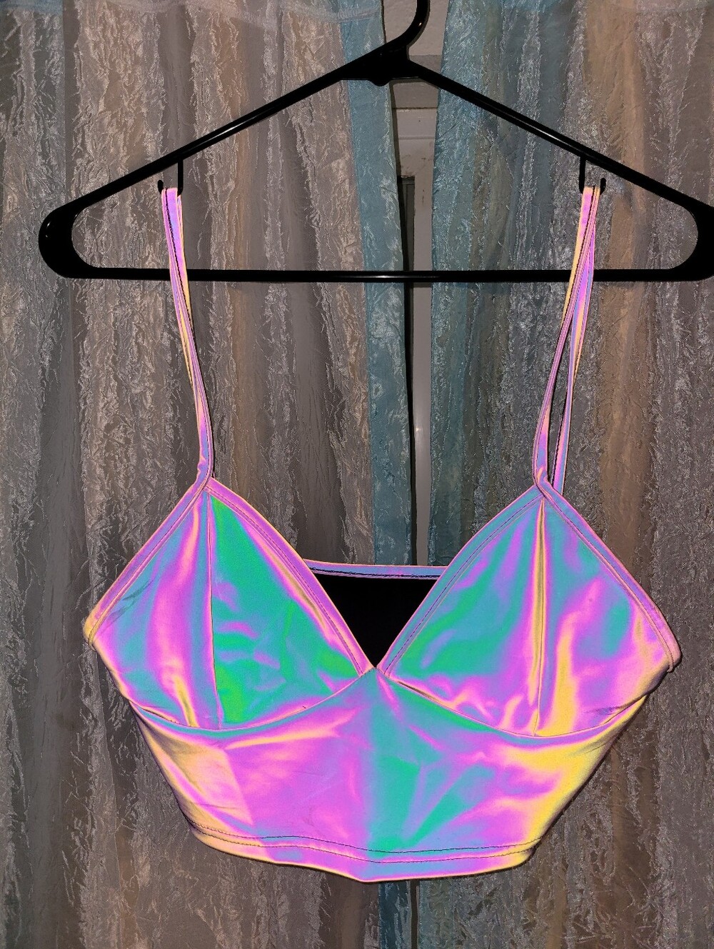 Magic Fluorscent Raver Ultra Crop Tank